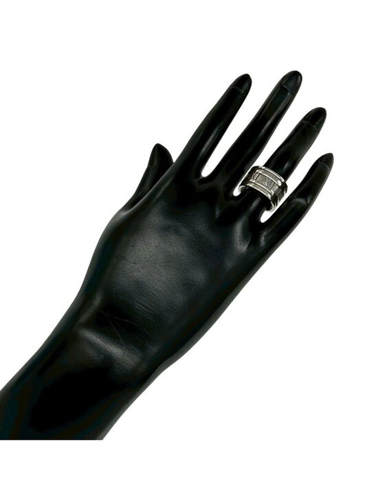 Tiffany & Co Atlas Wide Ring 925 No 13 Silver